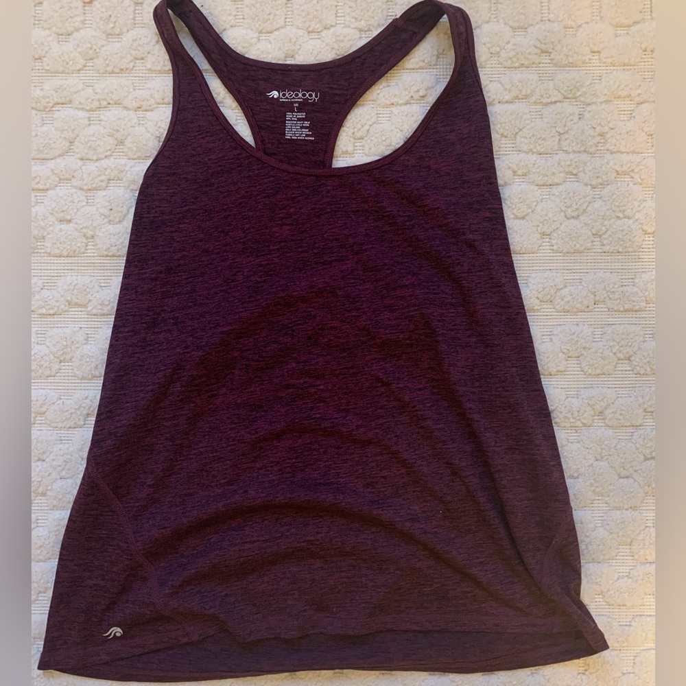 Ideology gym tank, like new, maroon/purple-ish color size L